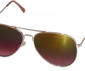 HIP Classic pilotenbril goud - roze