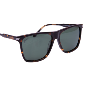 Jackie L Bergerac JL-0575A tortoiseshell - groen-grijs polarised TAC - UV400