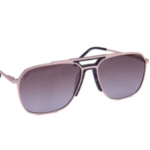 Jackie L Le Mans JL-0579A mat goud - bruin dégradé polarised TAC - UV400