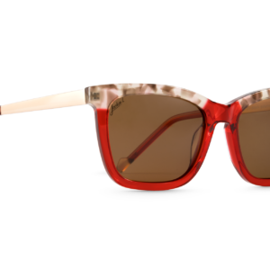 Jackie L ZO-0265B Annecy rood-bruin polarised