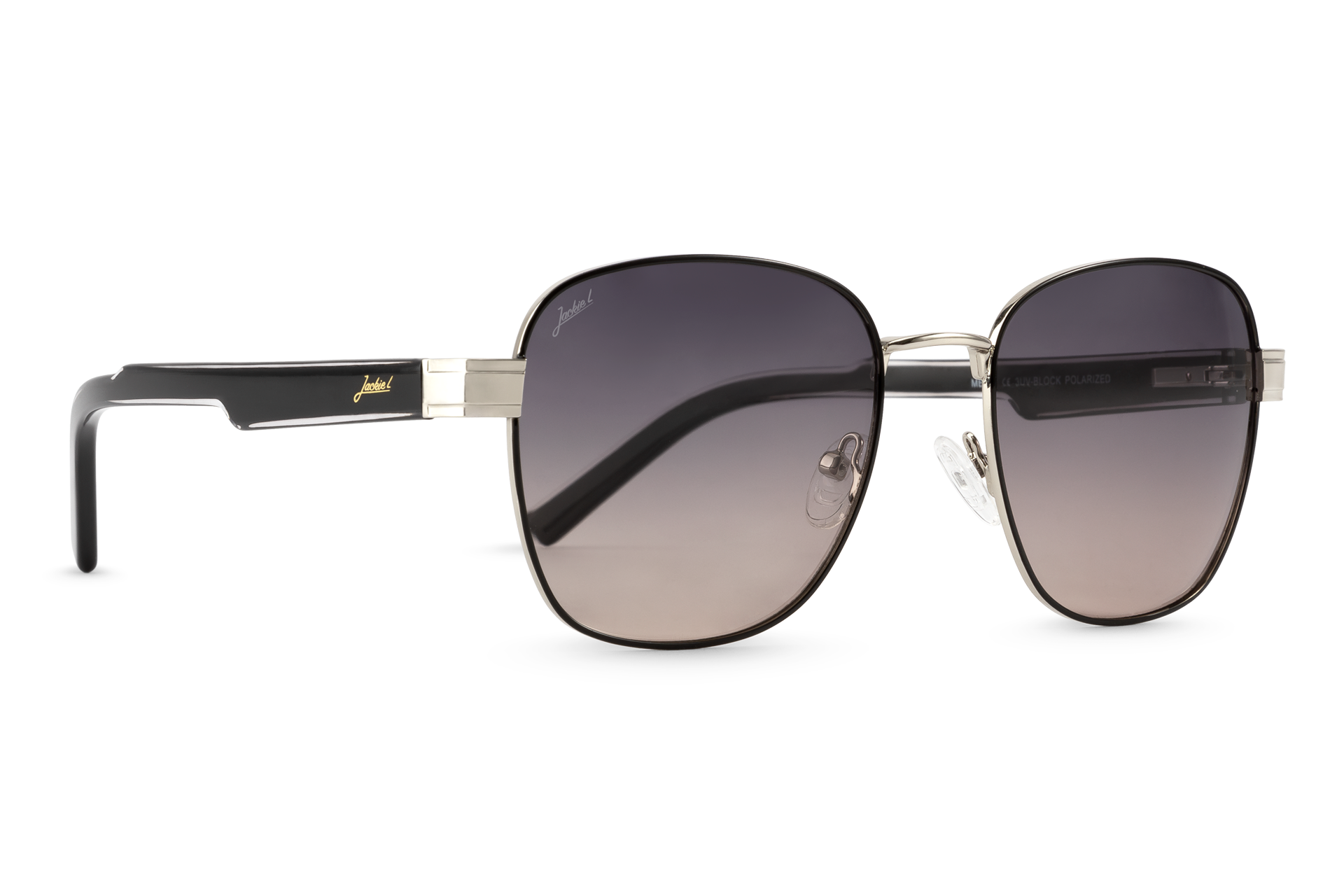 Jackie L ZO-0274B Angers Zwart-zilver TAC Polarised 1 Jackie L ZO-0274B Angers Zwart-zilver TAC Polarised