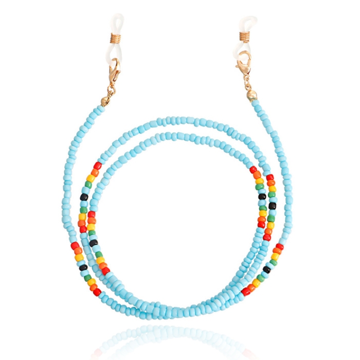 Deja Jewels Lichtblauw Bohemian Koord voor Zonnebril of Leesbril