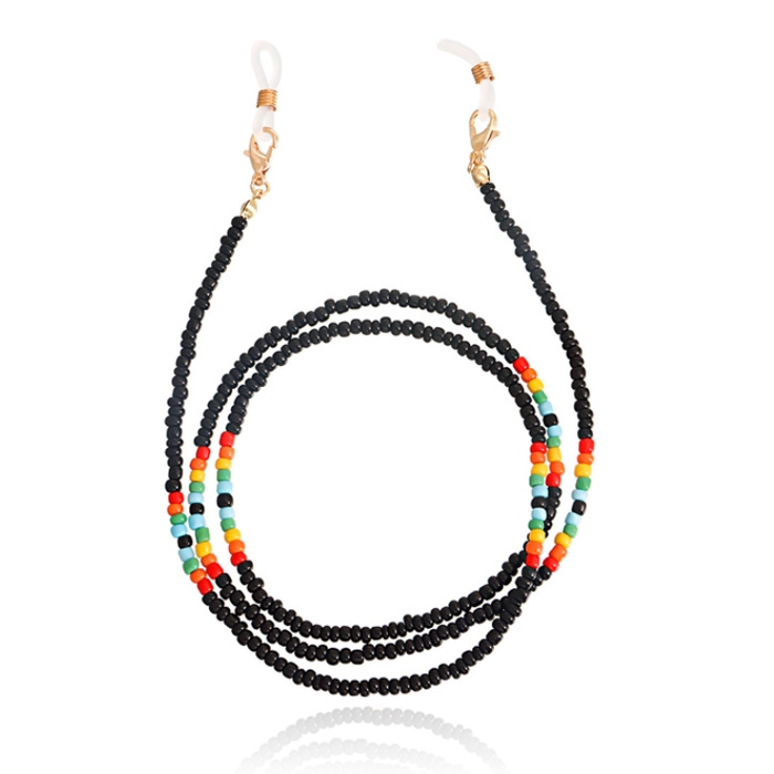 Deja Jewels Zwart Bohemian Koord voor Zonnebril of Leesbril