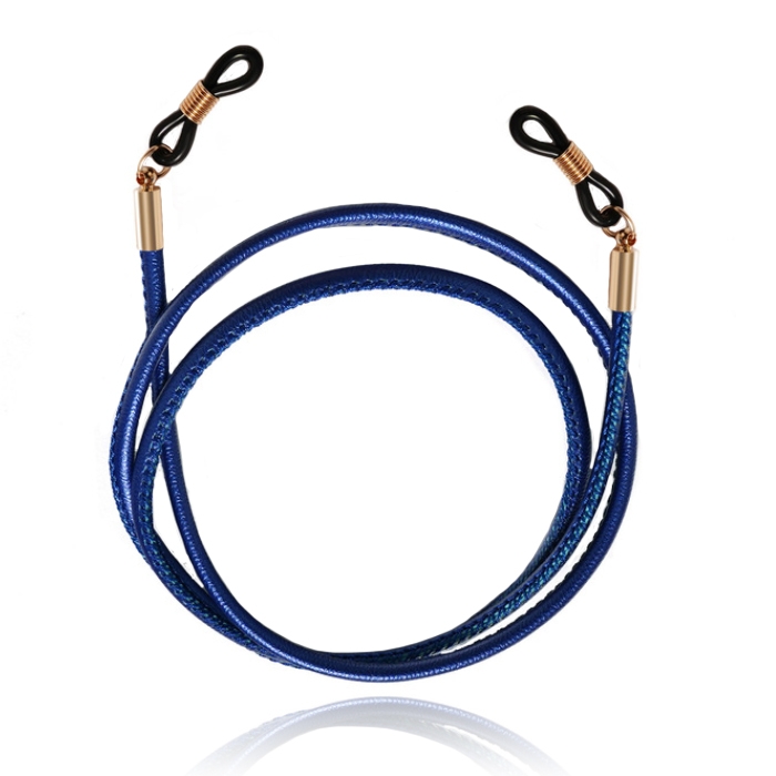 LGT Jewels Donkerblauw PU Leren Koord voor Zonnebril of Leesbril